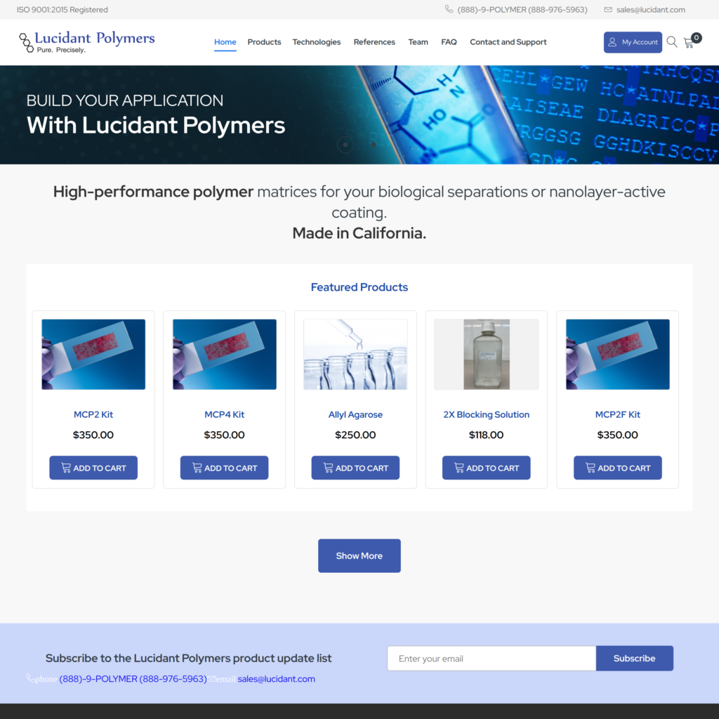 lucidant polymers